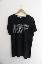 Vintage black James Bond 007 mens Xlarge tees