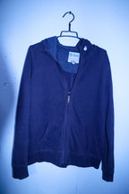 Vintage women Fatface navy full zip hoodie UK 14|L26 W22|SKU 6732