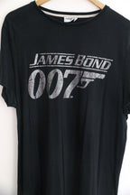 Vintage black James Bond 007 mens Xlarge tees