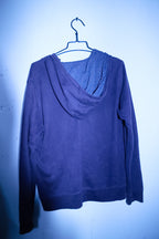 Vintage women Fatface navy full zip hoodie UK 14|L26 W22|SKU 6732