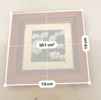 Rubynee Gold picture frames with art and flower design