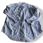 Vintage Polo Ralph Lauren blue stripe long sleeve button down oxford shirt yarmouth XXL|L35 W23| SKU 5337
