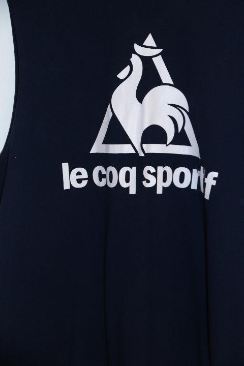 Vintage Lecoq Sportif mens gym blue Xlarge tank top