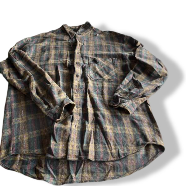 Vintage men's pattern S.oliver thick heavy shirt Labels say L fits like XL|L33W23|SKU 5339