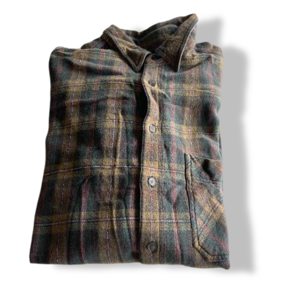 Vintage men's pattern S.oliver thick heavy shirt Labels say L fits like XL|L33W23|SKU 5339
