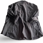 VINTAGE MENS URBAN DISTRICT ANGELO LITRICO LONG FITTED SLEEVED SHIRT XL BLACK|L33W23|SKU 5340 