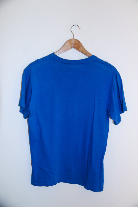 Vintage Dc comics Superman blue small tees