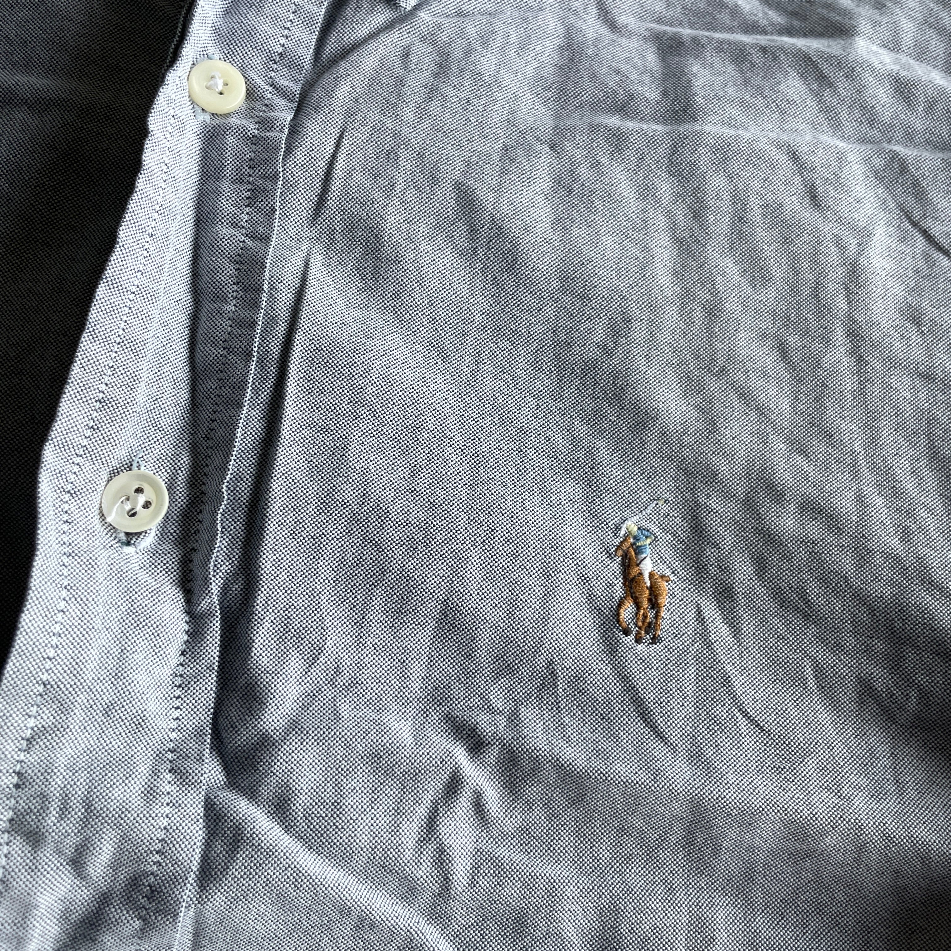Vintage Ralph Lauren Shirt Size XXL Blue Smart Office preppy wear in 2XL|L36W23|SKU 5342 