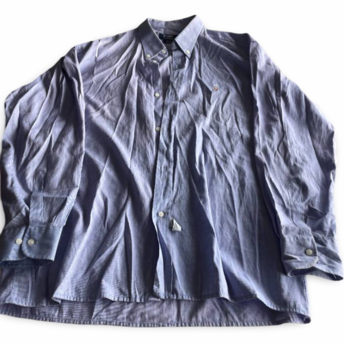 Vintage Ralph Lauren Shirt Size XXL Blue Smart Office preppy wear in 2XL|L36W23|SKU 5342 