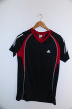 Vintage black medium adidas mens v-neck training tees