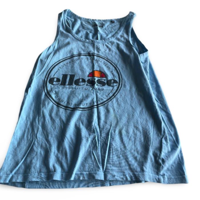 Vintage ellesse Blue sleevelessTops  for Women in M| L24W17|SKU 5348