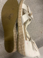 Rubynee Vintage y2k women Dunnes cream ankle strap bridal sandal