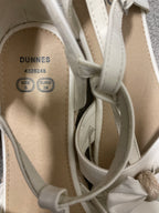 Rubynee Vintage y2k women Dunnes cream ankle strap bridal sandal