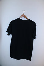 Vintage black mens fruit of the loom animal print medium tees