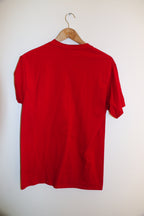 Vintage 2018 reasons to love red and black print mens red medium tees