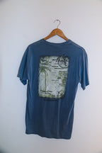 Vintage blue abaco bahamas mens medium T-shirt