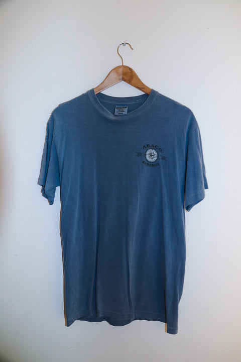 Vintage blue abaco bahamas mens medium T-shirt