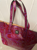  Rubynee Vintage y2k pink leather designer hand bag