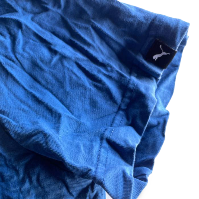Vintage puma men's blue t-shirt in size M| L28 W19| SKU 5356