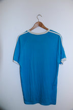 Vintage blue Adidas 3 stripe mens medium tees