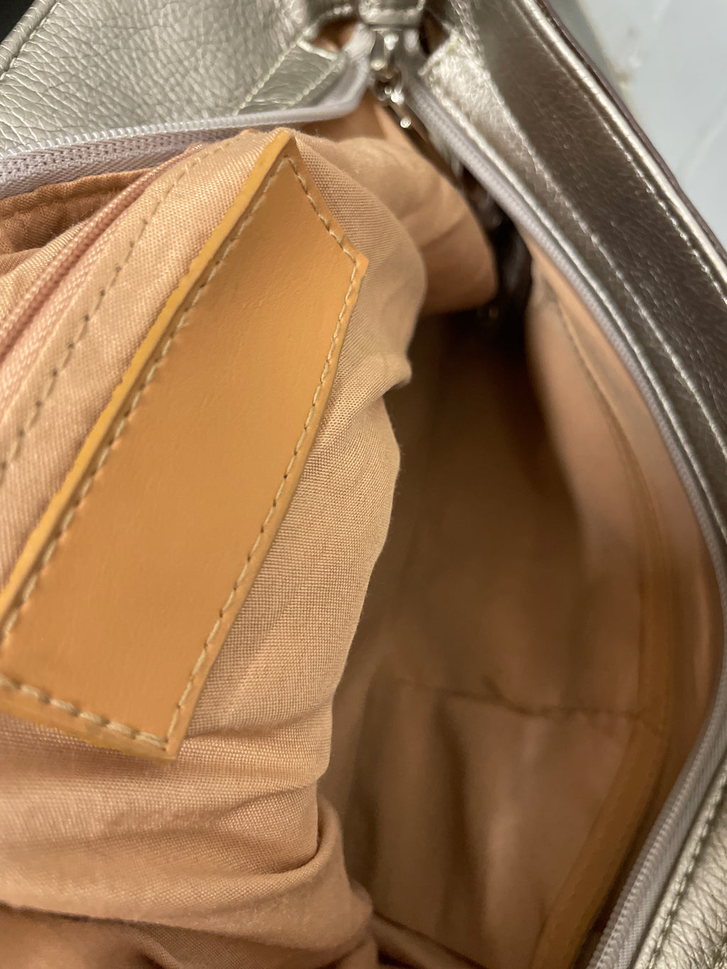  Rubynee Vintage y2k bronze leather women hand bag