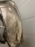 Rubynee Vintage y2k bronze leather women hand bag