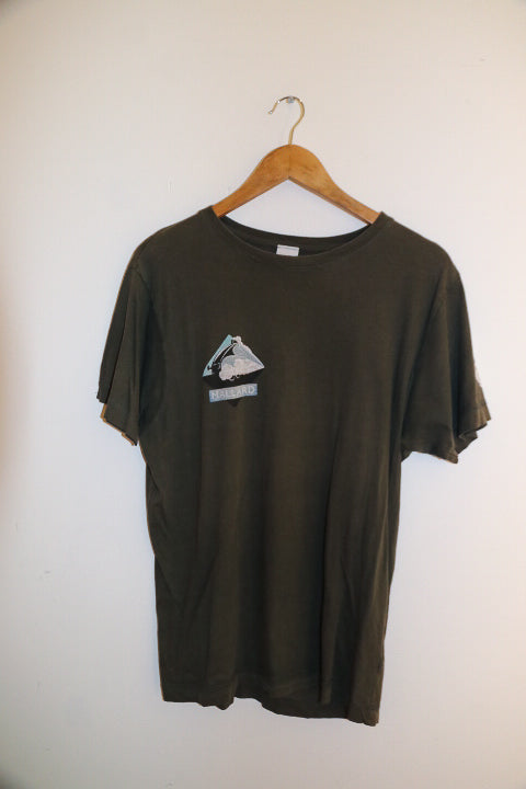 Vintage brown Mallard print medium mens tees