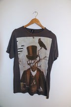 Vintage brown disney graphics print mens medium tees