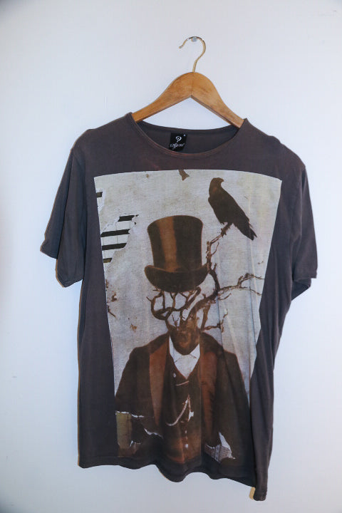 Vintage brown disney graphics print mens medium tees
