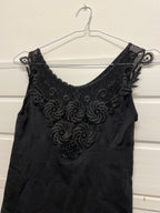 Rubynee Vintage y2k black women sleeveless midi dress