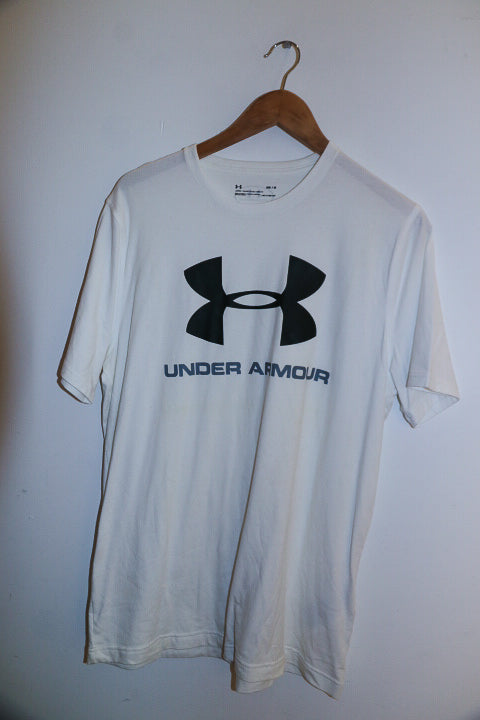 Vintage white Under Armour mens medium tees