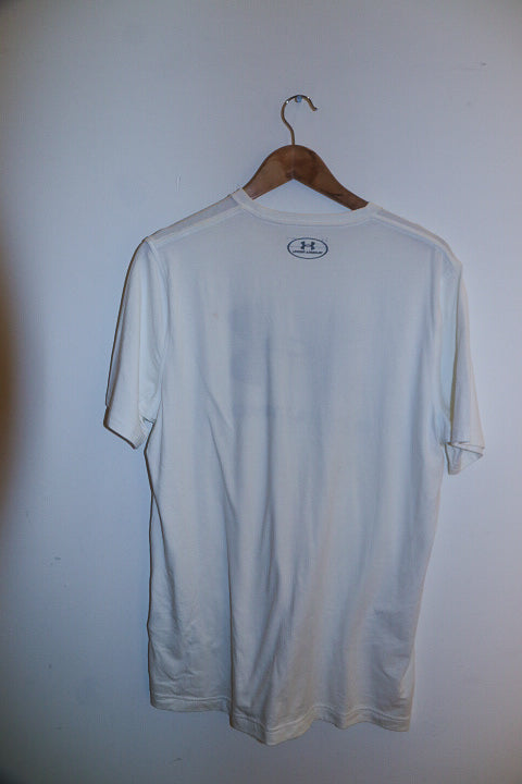 Vintage white Under Armour mens medium tees