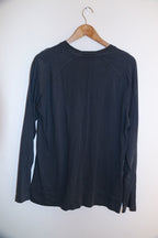 Vintage blue retro mens puma long sleeve medium tees