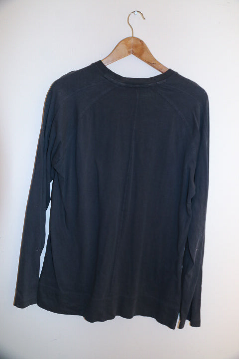 Vintage blue retro mens puma long sleeve medium tees