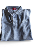VINTAGE GREY SLAZENGER REGULAR FIT  MEN'S POLO SHIRT SIZE M|L28 W20|SKU 5363