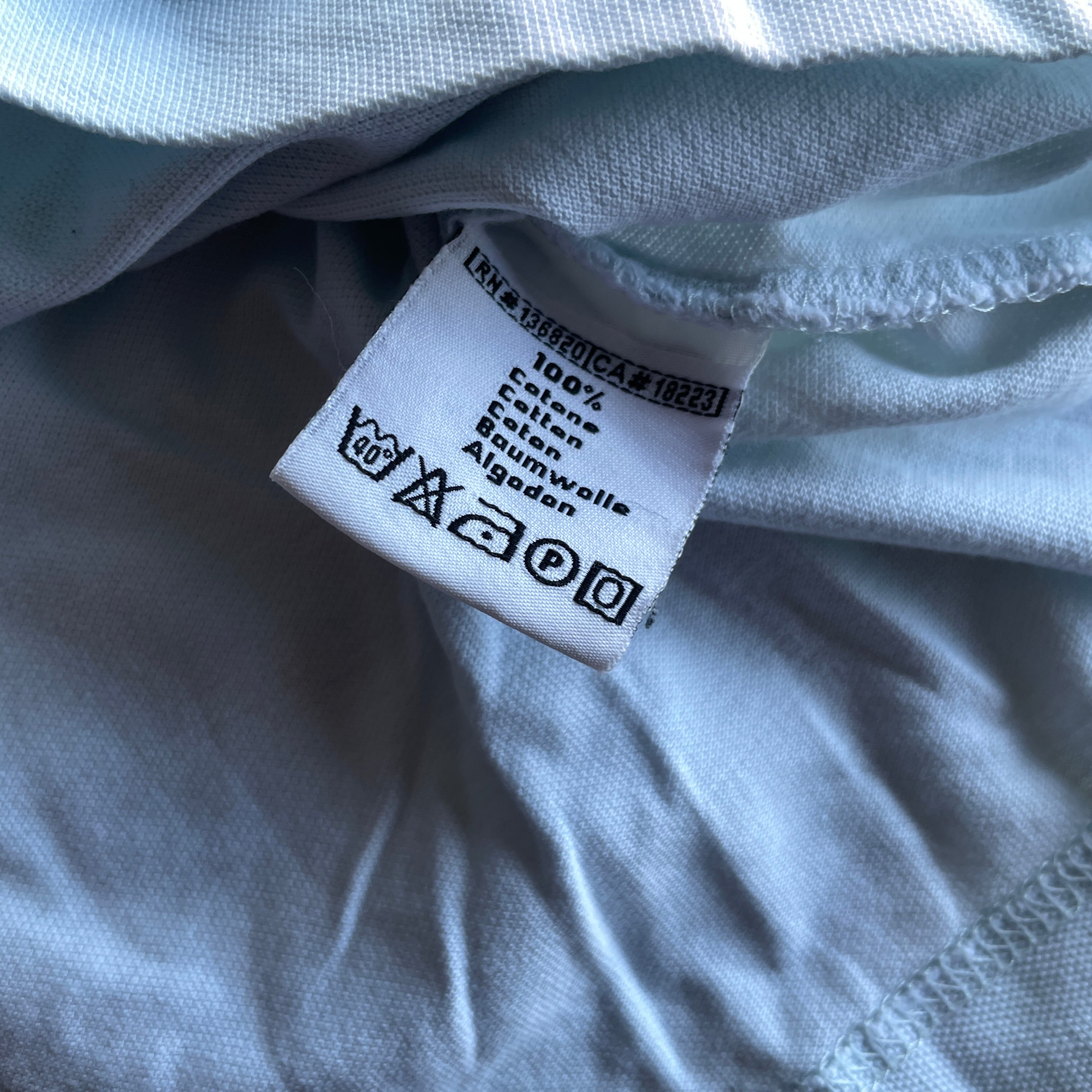 Vintage kappa Arau men's blue beack polo shirt in size XL| L31 W20| SKU 5366