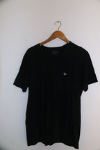 Vintage New Era plain black medium mens t-shirt