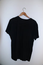 Vintage New Era plain black medium mens t-shirt