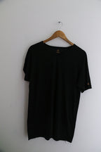 Vintage champion plain black V-neck mens medium tees
