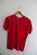 Vintage red puma big logo mens small tees