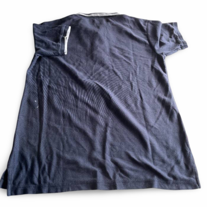 Vintage Slazenger blue short sleeve regular fit Polos for Men in size M|L29 W20| SKU 5370