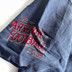 Vintage men's 90s puma Team ARSENAL FC Blue polo shirt in M/L| L29 W19| SKU 5371