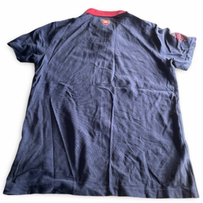 Vintage men's 90s puma Team ARSENAL FC Blue polo shirt in M/L| L29 W19| SKU 5371