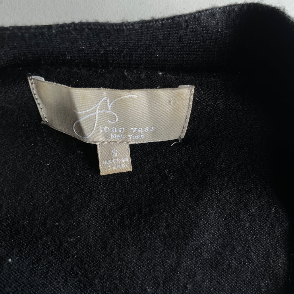 Vintage women's Joan Vass Stitch Detail  Light Heavy Button down Cardigan in S| L31W20|SKU 5372
