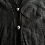 Vintage women's Joan Vass Stitch Detail  Light Heavy Button down Cardigan in S| L31W20|SKU 5372
