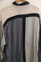 Vintage XXL Colour Block Multi Long Sleeve Shirt