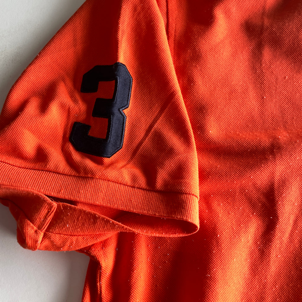 Vintage Mens Polo Ralph Lauren Polo Players #3 Custom Fit  ORANGE XXL| L31W23|SKU 5373