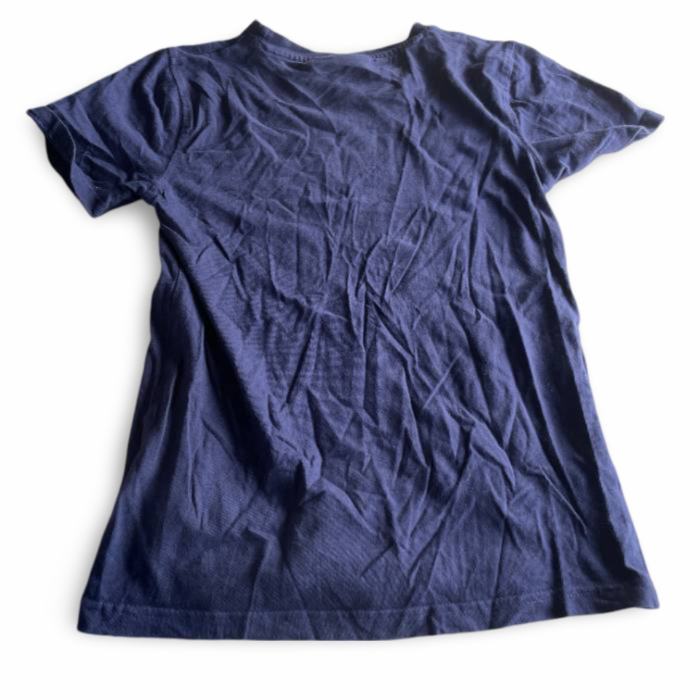 Vintage women's McKenzie T Shirt Adult Large XS Navy Blue Regular Short Sleeve |L24W15|SKU 5374