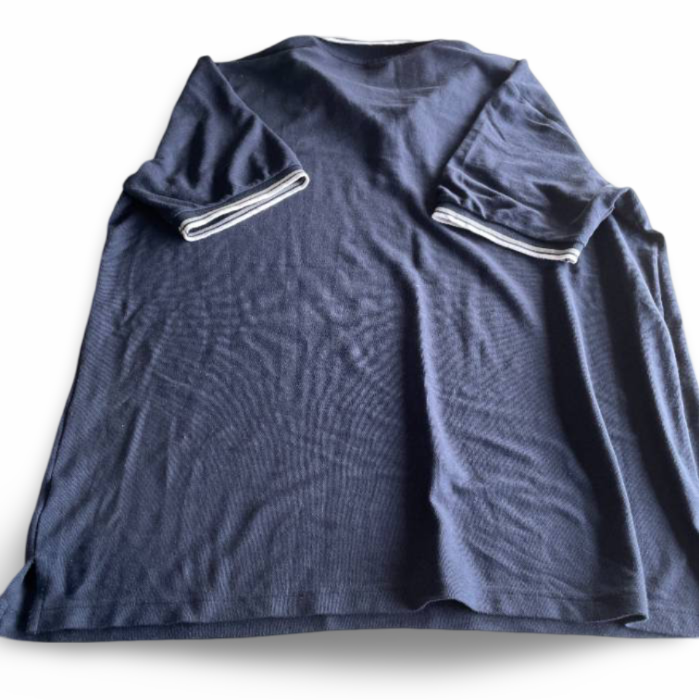 Vintage Slazenger Tipped short sleeve navy blue Polo Jersey Mens in XXL| l32 w25| SKU 5375