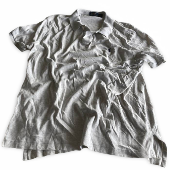 Vintage Polo Ralph Lauren Men's grey Polo-shirts in 2XL| l31 w21| SKU 5377